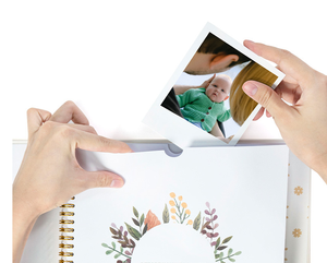 2025 impression personnalisée livre de grossesse à couverture rigide Plan de <span class=keywords><strong>naissance</strong></span> cadeau quotidien mémoire souvenir enregistrement bébé premier livre journal <span class=keywords><strong>cahier</strong></span> - Product Image 3