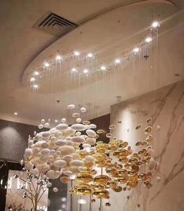 Personalizzabile di lusso nordico Design moderno LED <span class=keywords><strong>lampadario</strong></span> luce <span class=keywords><strong>per</strong></span> alberghi ristoranti sale banchetto soggiorno arredamento - Product Image 2