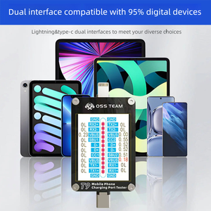 OSS TEAM T9 Probador Inteligente de Conectores de Carga para Teléfonos Móviles, con Detección Automática de Puntos de Fallo y Bloqueo Automático - Product Image 3
