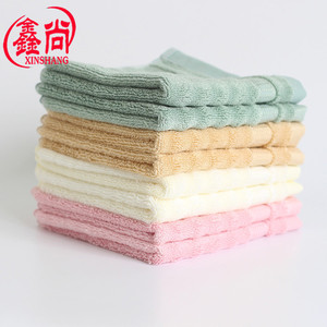 Xinshang Bamboo Fiber Square Towel 34x34 Cm Wavy Pattern Soft Absorbent Kitchen Hand Towel - Product Image 4