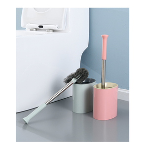 Nouveau produit – Kit de brosses de nettoyage de toilettes anti-goutte, facile à assembler, pour un nettoyage en profondeur, avec <span class=keywords><strong>support</strong></span> - Product Image 3