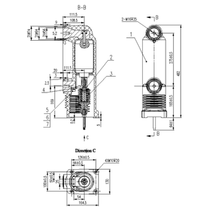 Poste Aislado Sólido EP12123105E/A, Poste Encapsulado - Product Image 3