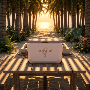 Nevera Portátil de 39L con Ruedas para Acampar al Aire Libre, Material PP, Forma Rectangular Moderna - Product Image 1