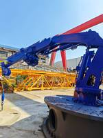 Kompakter Hydraulischer Klapparm-Marinekran für Kleine bis Mittelgroße Schiffe