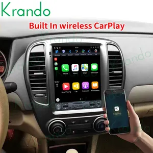 Krando 10.4 אינץ אלחוטי Carplay אנדרואיד Autoradio רכב סטריאו מקלט עבור ניסן sylphy 2012-2014 Tablet ניווט GPS