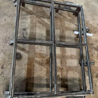 Cadre structurel en acier au carbone robuste, découpe laser CNC personnalisée, pliage, soudage, fabrication, traitement, fabrication sur mesure de tôles OEM