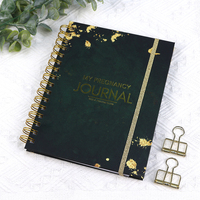 2026 impression personnalisée spirale fil bobine couverture rigide Journal de grossesse hebdomadaire mensuel organisateur planificateur non daté Journal cahier