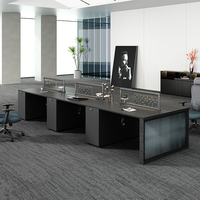 Bureau de travail modulaire en MDF au design moderne avec tiroir à dossiers, mobilier de bureau sain pour bureau à domicile et chambre