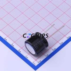 Condensador Electrolítico de Aluminio de Orificio Pasante 200BXW82MEFR18X16, Orificio Pasante, D18xL16mm 82uF 20% 200V 1.55A-100kHz - Product Image 2