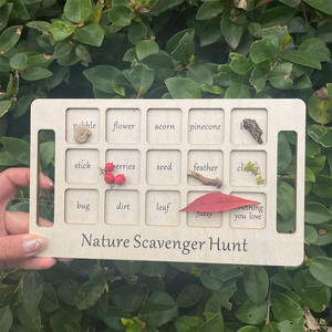 Nature <span class=keywords><strong>Hunt</strong></span> Board Montessori <span class=keywords><strong>Scavenger</strong></span> <span class=keywords><strong>Hunt</strong></span> Personalizado Nature <span class=keywords><strong>Scavenger</strong></span> <span class=keywords><strong>Hunt</strong></span> Tray Outdoor <span class=keywords><strong>Scavenger</strong></span> Game Forest School - Product Image 4
