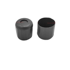 Cubiertas Redondas de Plástico para Patas de Muebles Shih Hung, 25mm, Negras, para Sofás y Sillas, Estilo Moderno y Simple - Product Image 1