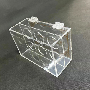 Paquet de petites boîtes-cadeaux avec couvercle rabattable à charnière Boîte-cadeau Ramadan avec logo d'impression personnalisé Boîte-cadeau acrylique en plexiglas de luxe spécial - Product Image 4