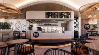 Ensembles de meubles de restaurant modernes, chaise de café et table à manger en bois pour des expériences culinaires élégantes, mobilier commercial