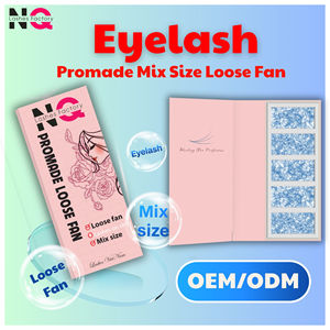 Extensions de cils NQ fabriquées à la main en fibre synthétique PBT, véganes, sans cruauté, naturelles, longues, volumineuses, 25 mm, 3D, mates, fabriquées au Vietnam - Product Image 2