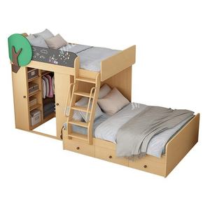 Ensemble de chambre à coucher en bois pour enfants, Design <span class=keywords><strong>Original</strong></span>, <span class=keywords><strong>lit</strong></span> superposé à deux niveaux pour garçons - Product Image 4