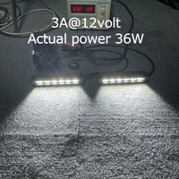 Barre lumineuse LED ultra-mince de 8 pouces à profil bas, faisceau large 60W, 12V, avec faisceau et interrupteur pour Polaris Ranger 13-21