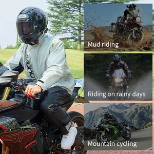Completo Impermeabile Resistente ed Ecologico per <span class=keywords><strong>Moto</strong></span> (Giacca e Pantaloni) - Product Image 6