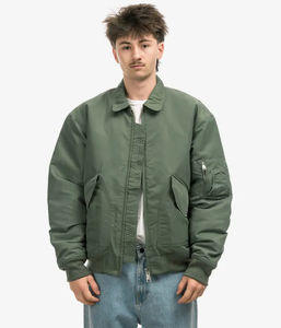 Usine Personnalisable <span class=keywords><strong>Topgun</strong></span> Vêtements 100% Nylon 185gsm pour Hommes Blank Plain Designer Vêtements Fabricants Bomber Jacket en C - Product Image 2