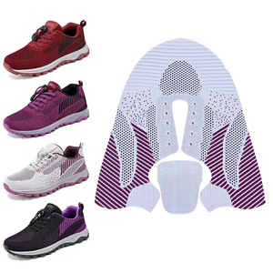 Tùy chỉnh đàn hồi thoáng khí flyknitting dệt giày trên thoải mái và thoáng khí Vamp thiết kế bán thành phẩm - Product Image 2