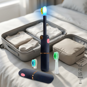 Portable Travel Sonic <b>Electric</b> Toothbrush Customized <b>Waterproof</b> IPX5 Personalized Whitening Adults 3 Modes Toothbrushes - Product Image 3