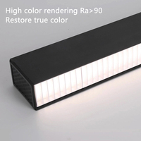Luminaire suspendu en bande longue de 120 cm 150 cm, lumière linéaire LED anti-éblouissement, aluminium nid d'abeilles, éclairage commercial et domestique, luminaire suspendu
