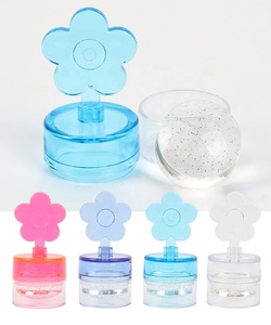 Kit de tampons à ongles en silicone en forme de fleur avec raclette, <span class=keywords><strong>tampon</strong></span> à ongles en silicone transparent pour <span class=keywords><strong>manucure</strong></span> et <span class=keywords><strong>nail</strong></span> <span class=keywords><strong>art</strong></span> - Product Image 2