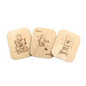 Magnete per Frigorifero in Legno Rettangolare Personalizzato, Moderno, Fatto a Mano, Ecologico, Tagliato al Laser, con Forte Magnete per Decorazioni Anniversario - Product Image 1
