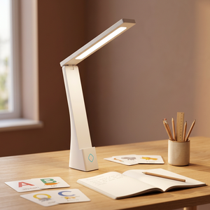 Lampada da Scrivania <span class=keywords><strong>LED</strong></span> Pieghevole, Ricaricabile USB, Luce da Tavolo per la Cura degli Occhi, Illuminazione per Studio per Bambini - Product Image 4