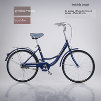 Bicicletas de Montaña para Hombres, Mujeres, Niños y Estudiantes Universitarios, con Suspensión en la Horquilla, Capacidad de Carga de 150 kg, Ruedas de 24/26 Pulgadas