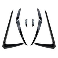 Pare-chocs de voiture compatibles Volkswagen Golf 7 MK7 2013-16, kit de grille avant avec lames de refoulement d'air, modification transfrontalière
