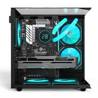 Boîtier PC de jeu ATX Soeyi avec ventilateur de refroidissement diagonal breveté, conception personnalisée, vente en gros de boîtiers CPU pour ordinateurs de jeu