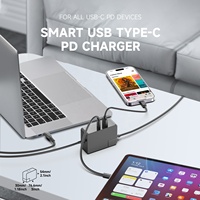 Chargeur USB rapide 100W PD3 PPS, chargeur de type C Gan, chargeur portable de voyage 100W PD