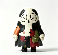 Figurine de collection statique vintage OEM en vinyle, style patchwork, motif fantôme vaudou, yeux en X, thème Halloween, vente en gros usine Chine