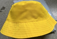 Topi Bucket Polos untuk Wanita Pria Katun Musim Panas Pantai Memancing Topi Merek Pribadi Label Bordir Logo Solid Pelindung Matahari Luar Ruangan