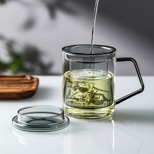 Taza <span class=keywords><strong>de</strong></span> vidrio <span class=keywords><strong>de</strong></span> alta resistencia al calor <span class=keywords><strong>de</strong></span> borosilicato <span class=keywords><strong>de</strong></span> moda personalizada <span class=keywords><strong>con</strong></span> <span class=keywords><strong>filtro</strong></span> <span class=keywords><strong>y</strong></span> <span class=keywords><strong>tapa</strong></span> - Product Image 2