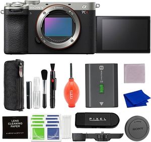 NUOVA ORIGINALE Sony Alpha 7CR <span class=keywords><strong>Fotocamera</strong></span> <span class=keywords><strong>Ibrida</strong></span> Mirrorless Full-Frame con Obiettivo Intercambiabile (ILCE-7CR/B) + Scheda da 64GB + Borsa per <span class=keywords><strong>Fotocamera</strong></span> - Product Image 5