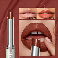 Rouge à lèvres mat longue tenue de votre marque, tube argenté, personnalisé, non collant, waterproof, végétalien, baume à lèvres à marque privée
