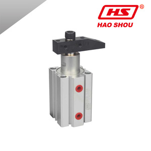 Cilindro Neumático de Ángulo Recto Hao Shou HPB con Cuerpo de Aluminio y Sensor para Automatización Industrial - Product Image 4