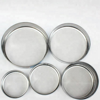 Tamis de laboratoire réutilisable en acier inoxydable 304 pour lait de soja, céréales, résidus, levure chimique – Outil scientifique, support OEM, taille personnalisée