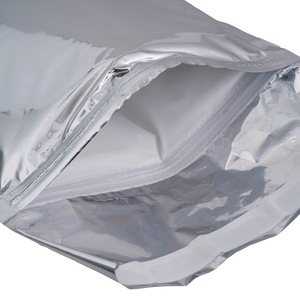 Sacs thermiques à fermeture éclair en feuille métallique <span class=keywords><strong>de</strong></span> taille personnalisée Sacs en plastique <span class=keywords><strong>de</strong></span> stockage anti-odeur des aliments pour l'isolation - Product Image 2