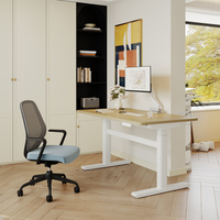 Table d'ordinateur à mécanisme de levage électrique de bureau réglable en hauteur de haute qualité OMNI pour un environnement de bureau ergonomique