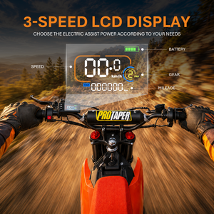 Motocicleta Eléctrica HEZZO D3pro Middrive, 60V 30AH, Neumáticos de 17/14 Pulgadas, para Adultos, Disponible en Almacenes de EE. UU. y Europa - Product Image 4