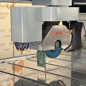 4 trục <span class=keywords><strong>CNC</strong></span> phay Máy cắt đá cho đá cẩm thạch độ cứng cao plc-kiểm soát động cơ-powered 0.1 mm/m chính xác bơm-hỗ trợ - Product Image 4