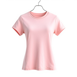 T-shirt pour femme au style simple et lumineux, conçu pour un confort décontracté, avec un design frais et un look décontracté équilibré pour tous les jours - Product Image 1