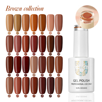 UNIGEL – Lot de 48 vernis à ongles UV rouges sans HEMA ni TPO, vente en gros, marque privée pour salons, fournitures pour ongles, OEM ODM personnalisé