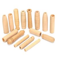 Manche en bois de hêtre personnalisé pour outils de jardin et ustensiles de cuisine, poignées en bois de remplacement, surface lisse, accessoires de quincaillerie, usine OEM