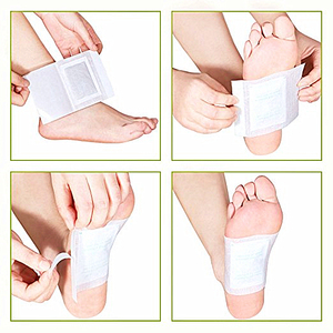 Patchs détoxifiants pour les pieds, 20 pièces/boîte, pansements naturels à base de plantes, détoxification corporelle, élimination de l'humidité, amélioration du sommeil, produit de soin des pieds - Product Image 3