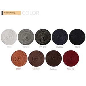 <span class=keywords><strong>Lacci</strong></span> per <span class=keywords><strong>Scarpe</strong></span> in Tessuto di Cotone Elastico Durevoli e Alla Moda, Marca YNBG, Design a Strisce in Tessuto Metallico Composito, <span class=keywords><strong>Lacci</strong></span> Piatti per Sneakers Casual - Product Image 3