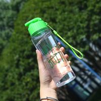 Bouteille d'eau sport personnalisée réutilisable en PET écologique, gourde anti-fuite pour la gym, le fitness et les activités de plein air