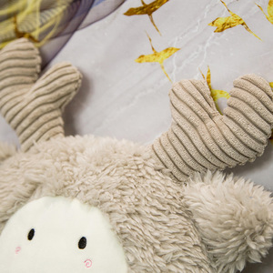 Động vật phim hoạt hình gấu bông nai sừng tấm cừu Đồ chơi sang trọng nhồi bông mềm gối trở lại sofa đệm ngủ búp bê cho trẻ em - Product Image 2